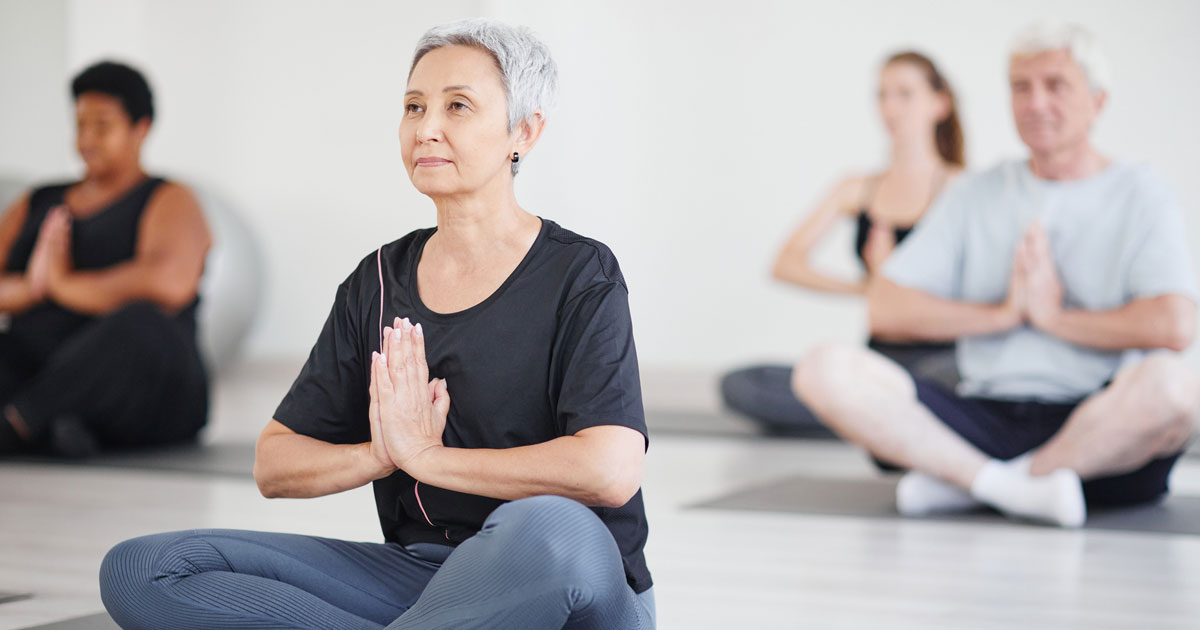 Older Woman Doing Yoga