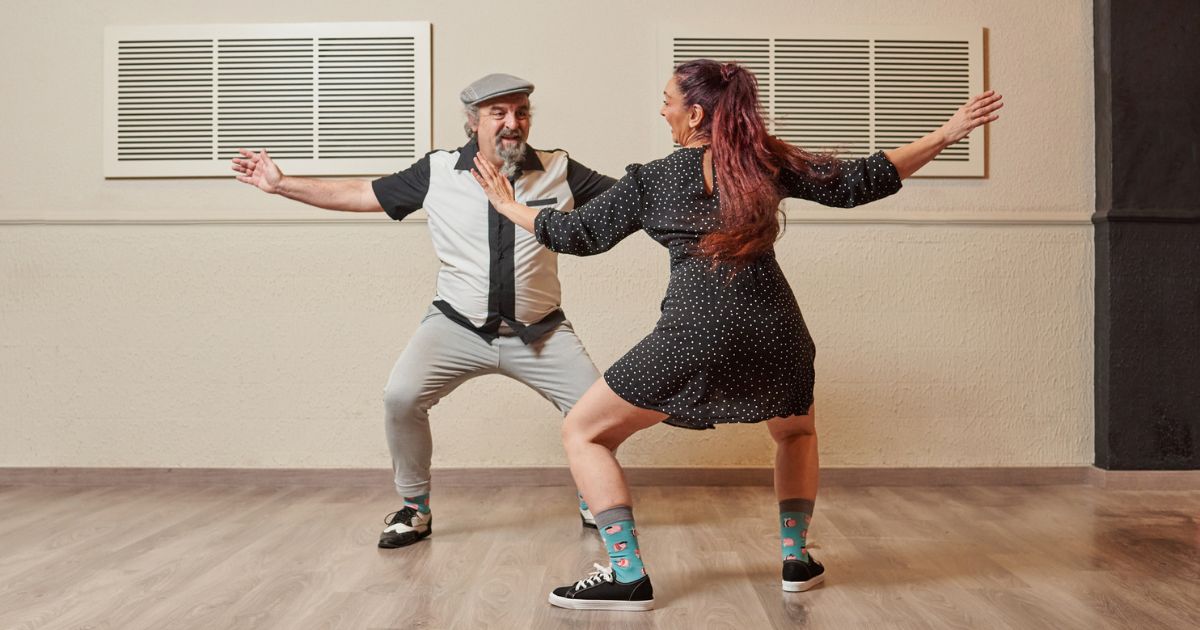 Two People Dancing Together